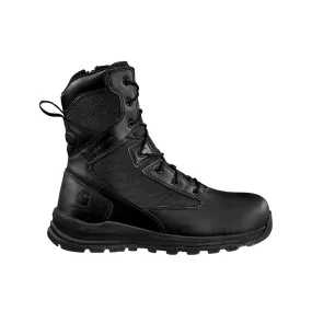 8" Gilmore Waterproof Side Zip Nano Toe Work Boot Black