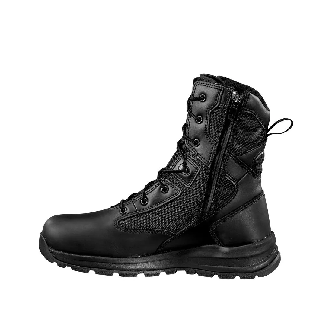 8" Gilmore Waterproof Side Zip Nano Toe Work Boot Black
