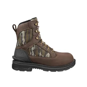 8" Ironwood Waterproof Soft Toe Boot Dark Brown/Mossy Oak