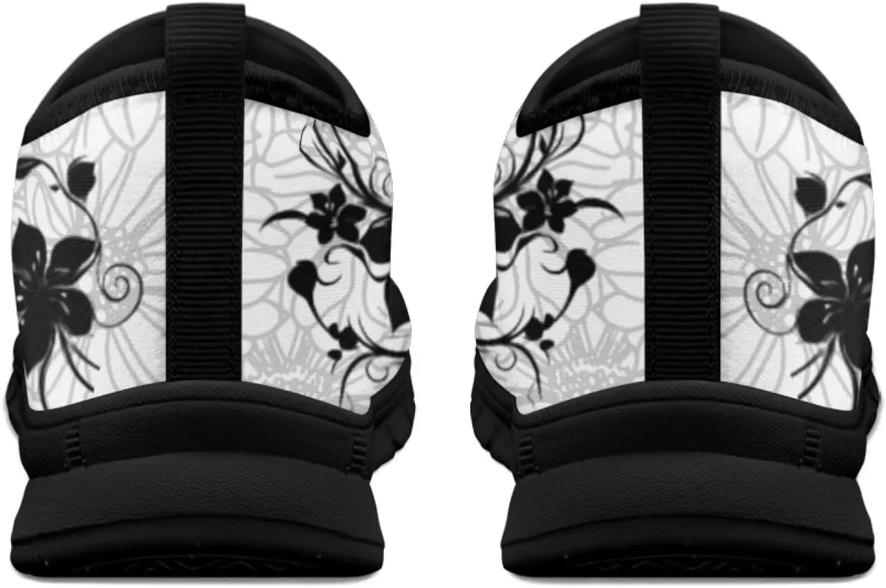 Animals Print Walking Shoes for Women Low Cut Lightweight Breathable Anti Slip Tennis Shoes