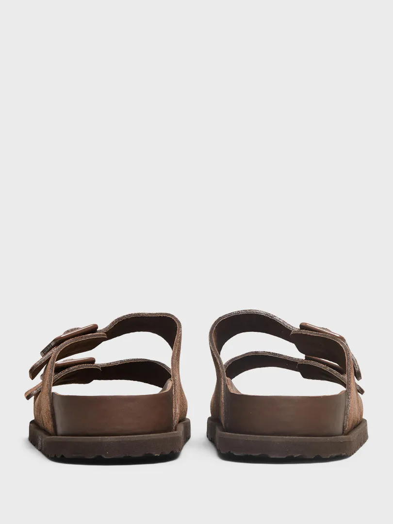 Arizona Cazador Leather Sandals in Brown