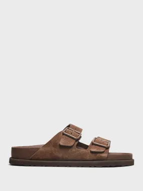 Arizona Cazador Leather Sandals in Brown
