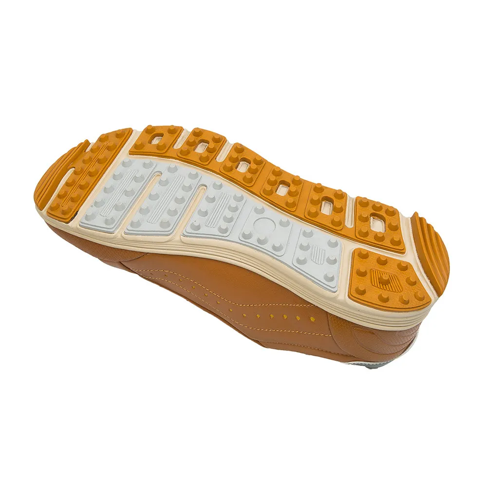 Ask Echo G718 Men's Breathable Spikeless Golf Shoes / Brown