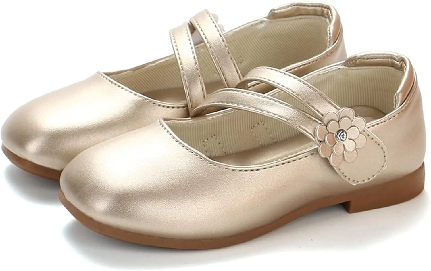 Baby Sneaker Shoes Girl Shoes Small Leather Shoes Single Shoes Children Dance Shoes Girls Performance Toddler Slip Shoe