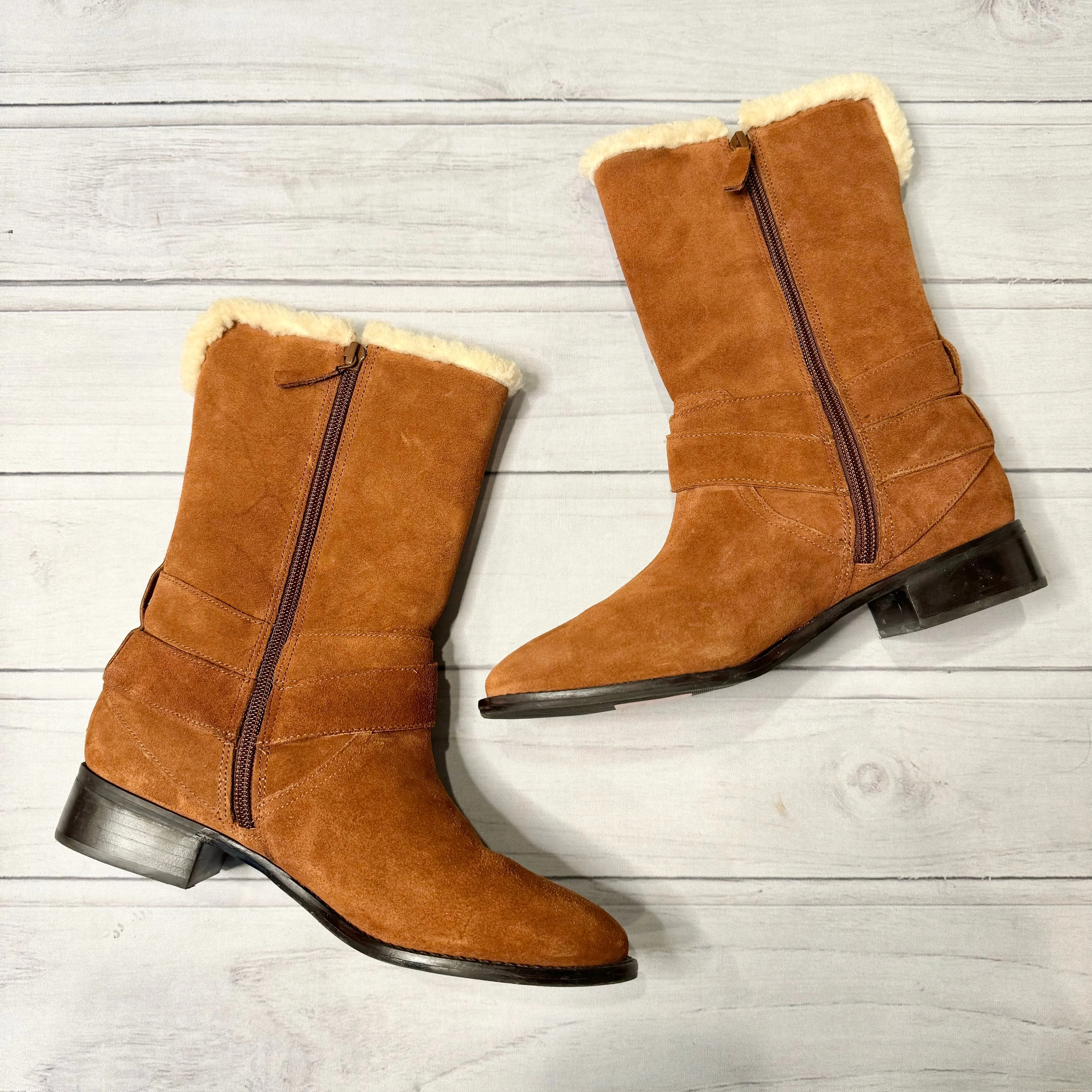 Boots Leather By Talbots  Size: 6.5