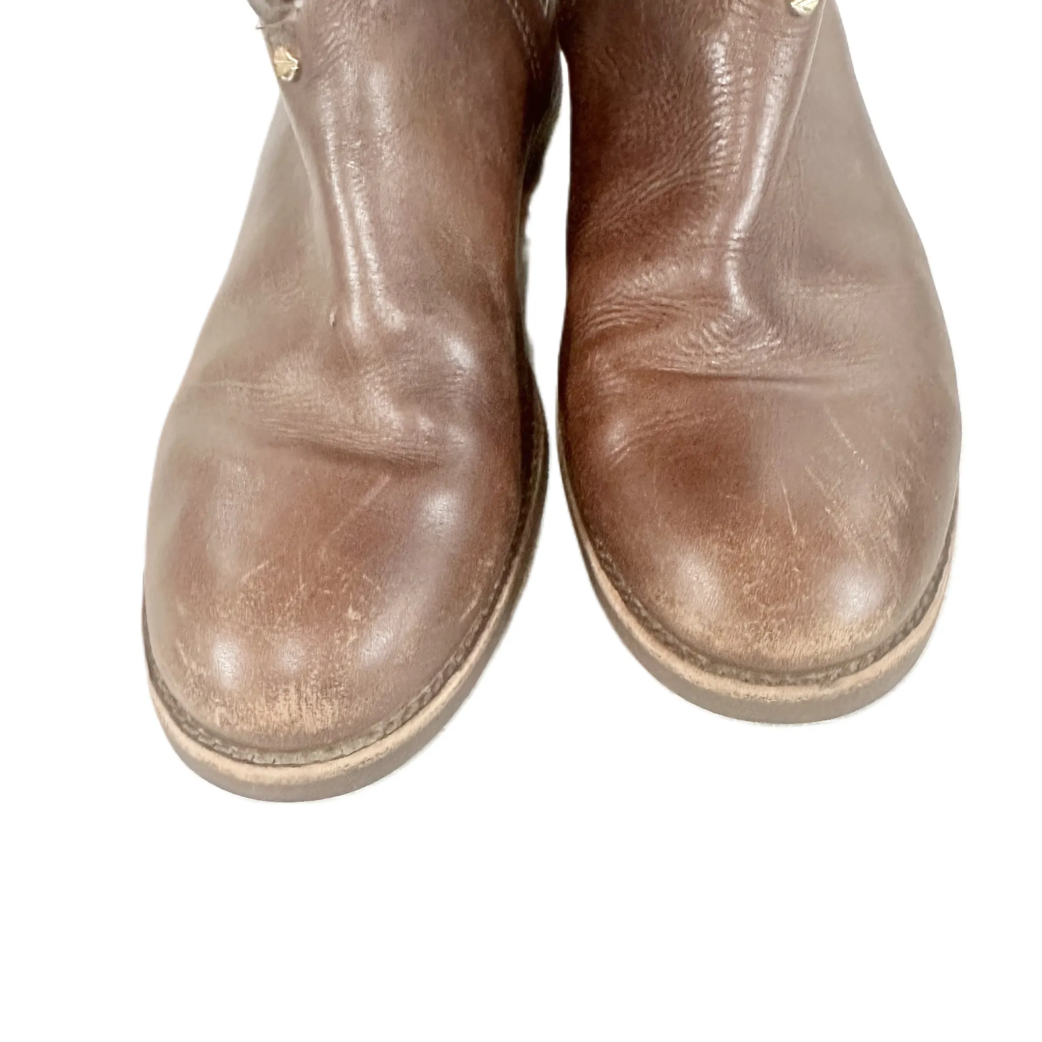 Brown Boots Designer By Tory Burch, Size: 7