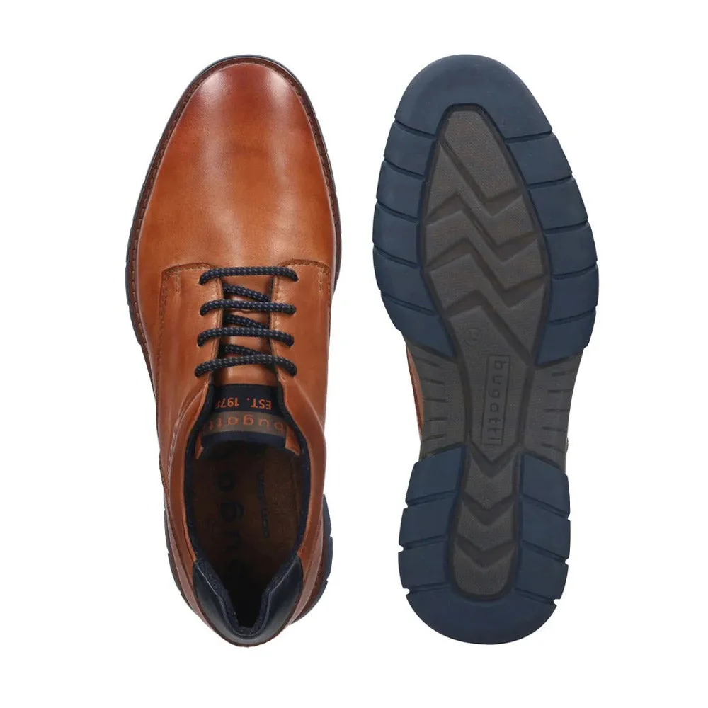 Bugatti Comfort Fit Shoe - Sammy Cognac
