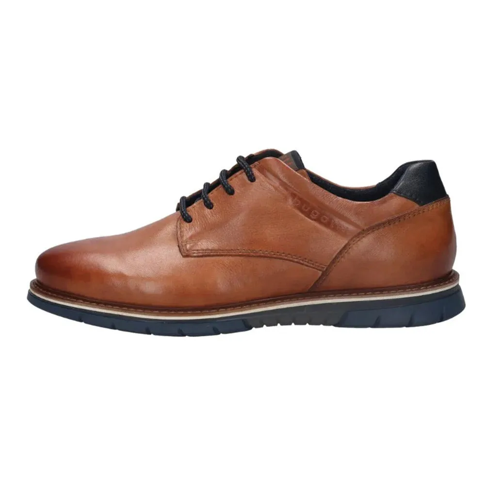 Bugatti Comfort Fit Shoe - Sammy Cognac