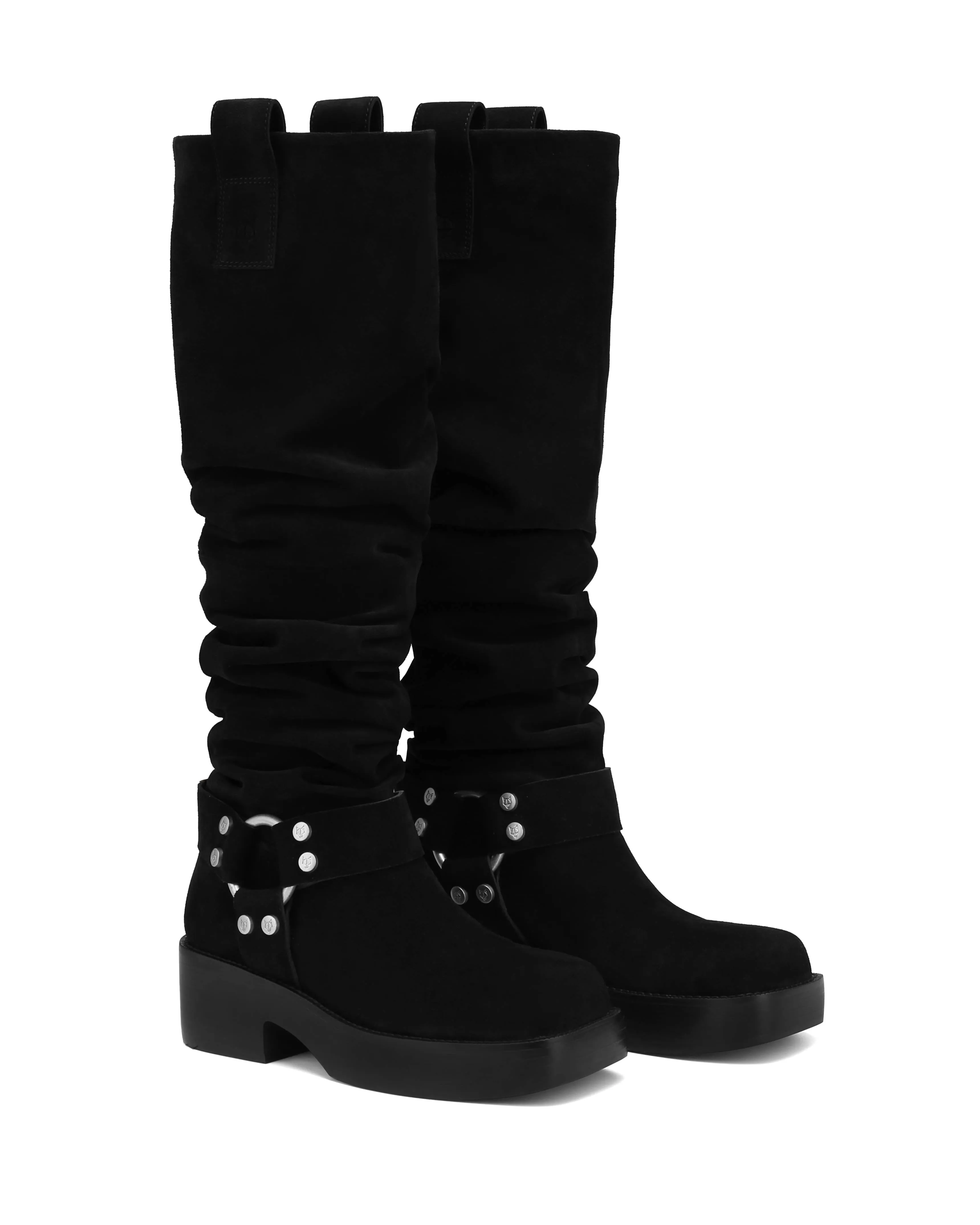 Crook Black Suede