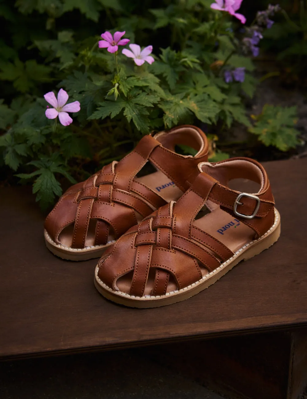 Diamond Sandal - Cognac