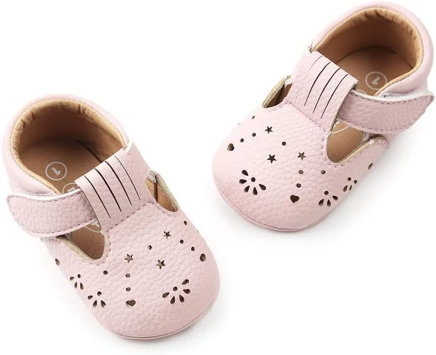 ESTAMICO Baby Boys Girls Toddler Sneaker Anti-Slip First Walkers Crib Shoes