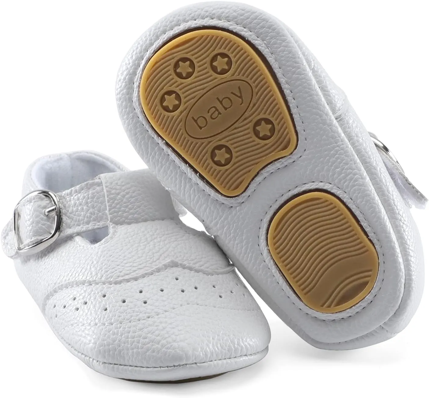 ESTAMICO Baby Boys Girls Toddler Sneaker Anti-Slip First Walkers Crib Shoes