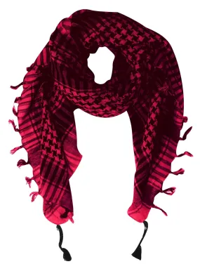 Fuchsia One Size Peach Couture 100% Cotton Unisex Tactical Military Shemagh Keffiyeh Scarf