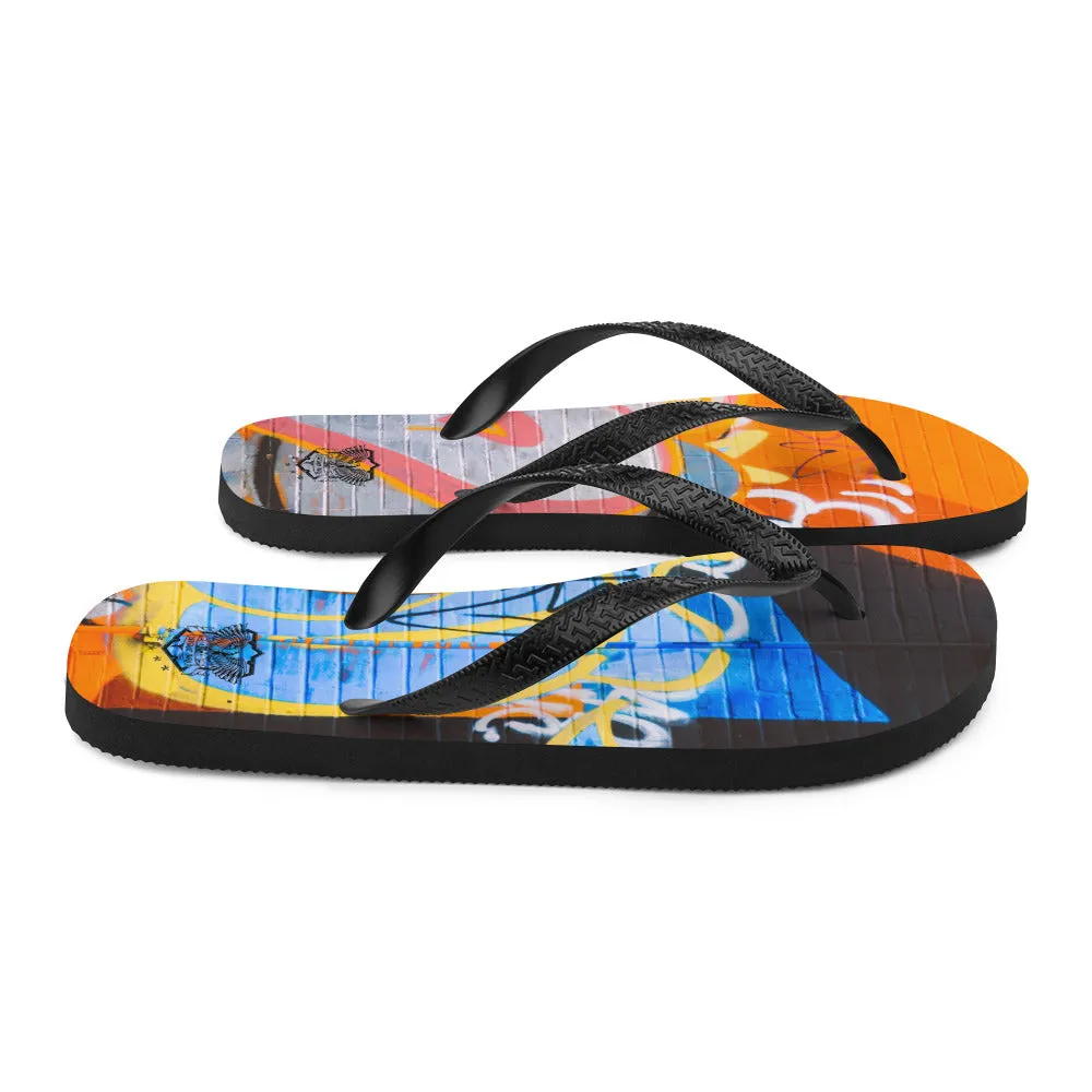 Graffiti Hope Flip-Flops