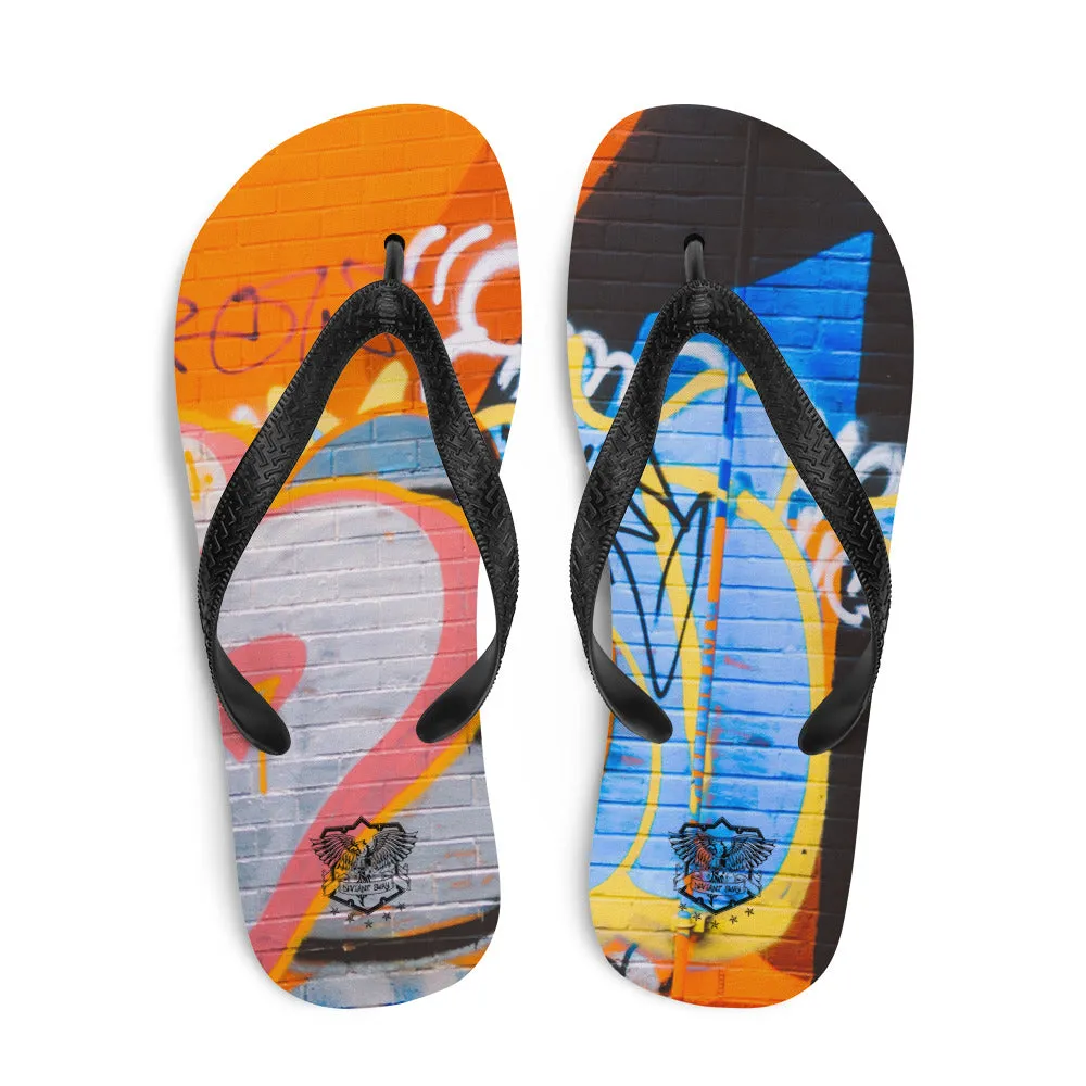 Graffiti Hope Flip-Flops