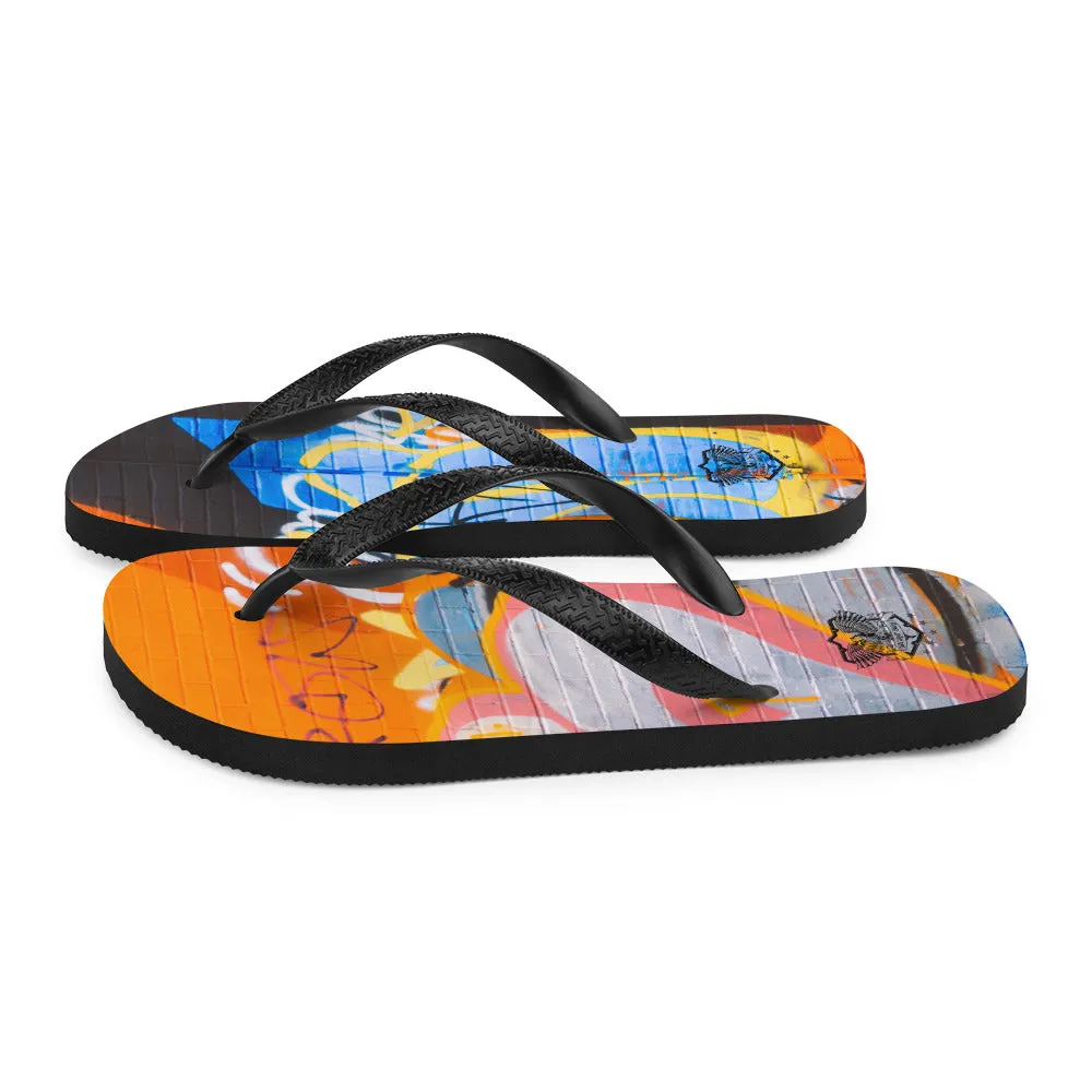 Graffiti Hope Flip-Flops