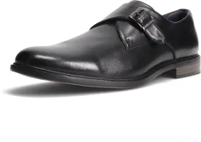 Gunnar and Troy Maverick Mens Dress Shoes Oxford | Single Monk Strap Dress Shoes for Men | Classic Wingtip Oxford Silhouette with Leather Uppers