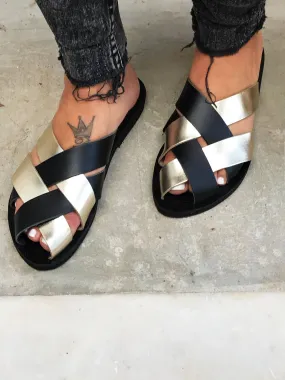 Handmade Leather Sandal : Androniki