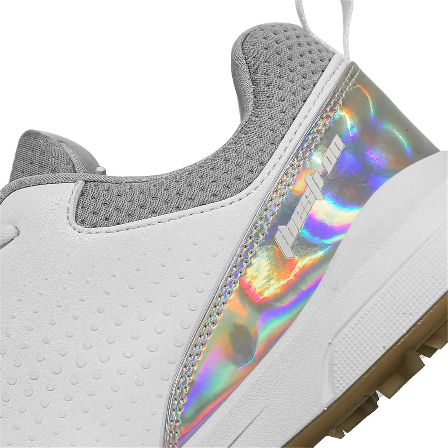 JiuQing Golf Shoes Mens Spikeless Professional Leather Golfing Trainers Outdoor Anti Slip Walking Shoes