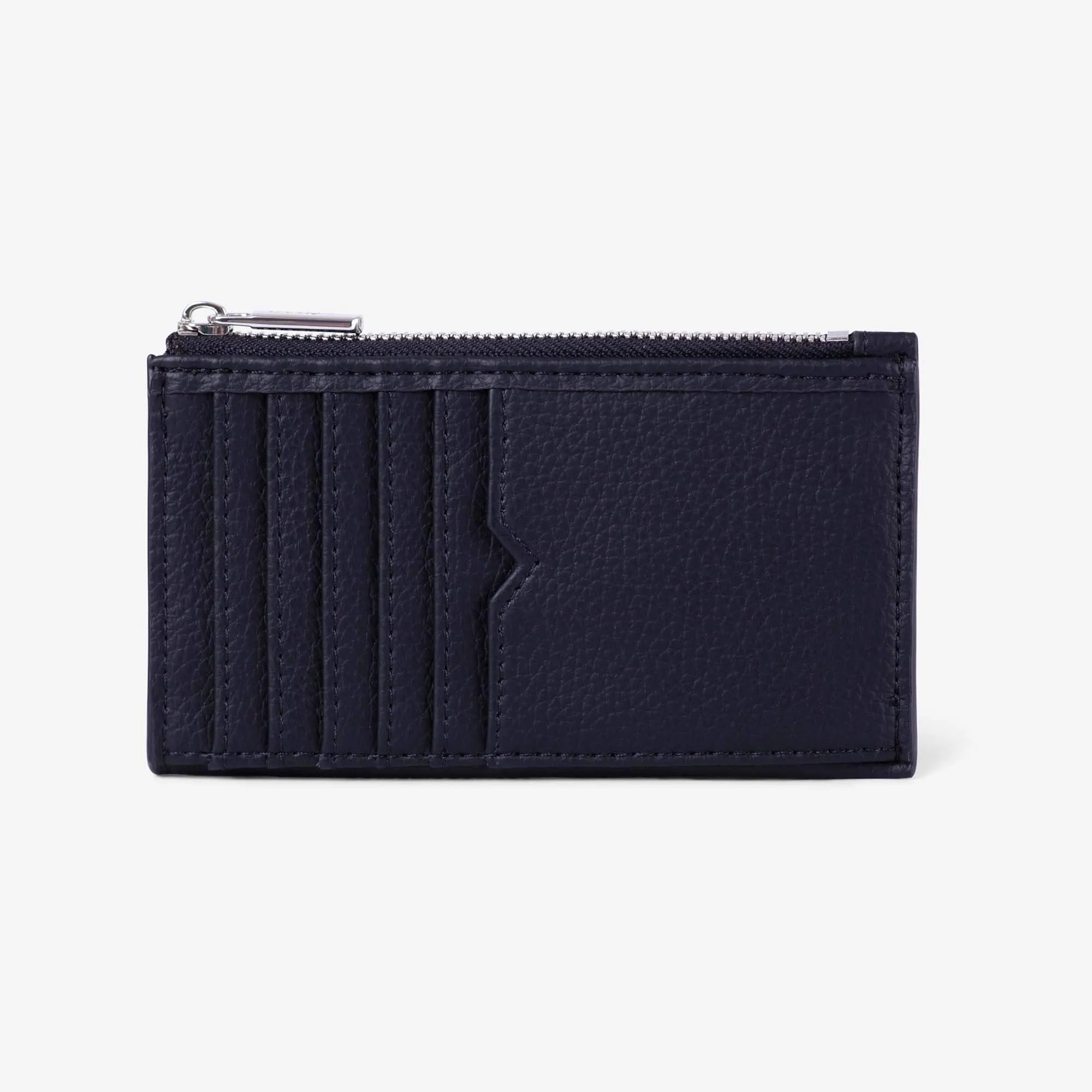 Leather Key Ring/ Bag Tassel  Black Mini Card Wallet