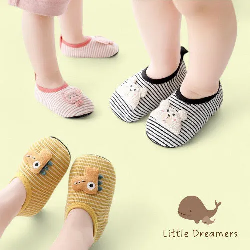 LITTLE DREAMERS Toddler Breathable Anti Slip Floor Socks Slippers Shoes