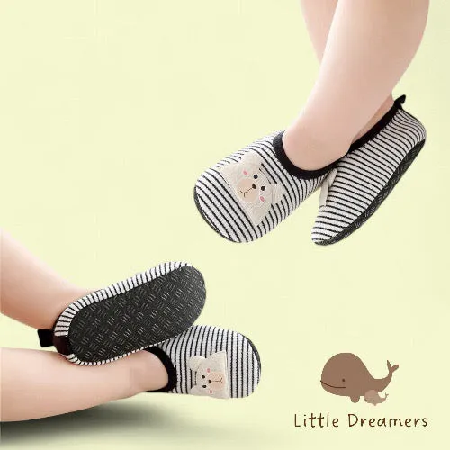 LITTLE DREAMERS Toddler Breathable Anti Slip Floor Socks Slippers Shoes
