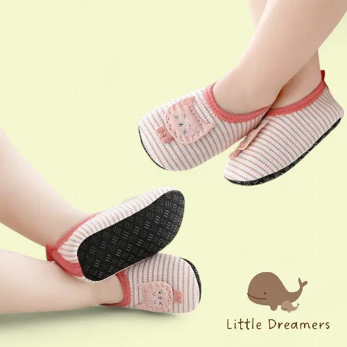 LITTLE DREAMERS Toddler Breathable Anti Slip Floor Socks Slippers Shoes