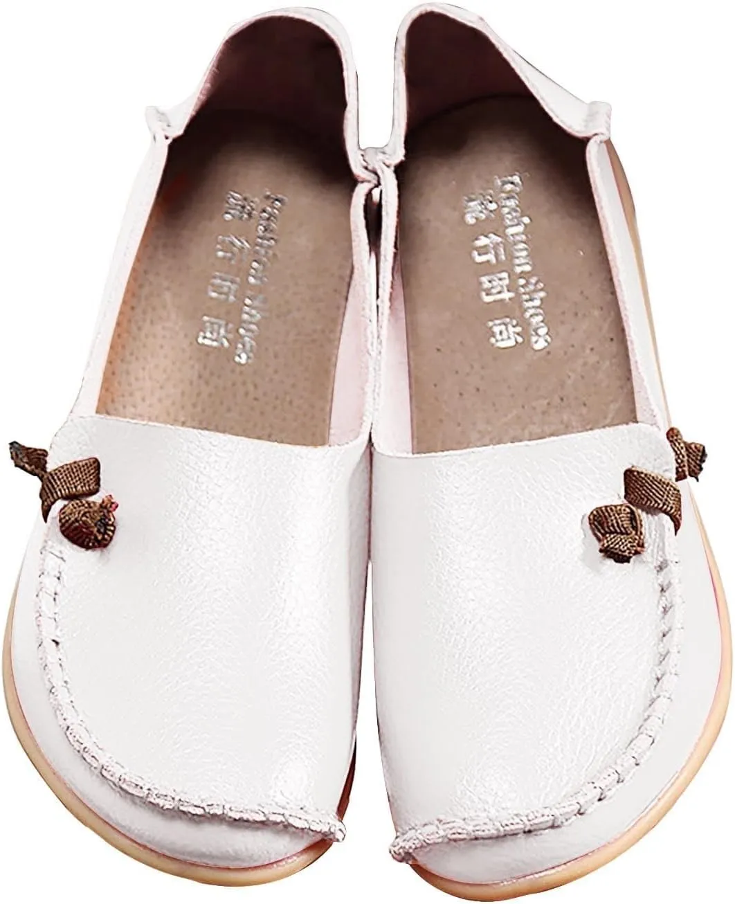 Loafers for Women 2025,Women's Comfortable Loafers Casual Round Toe Slip On Business Lightweight Penny Work Dressy Wide Width Leather Cute Walk Moccasins Driving Flats Soft Walking Shoes