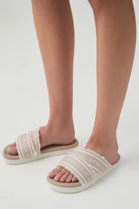 Logotape Shearling Slides 938