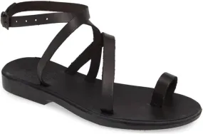 Mara - Leather Thin Ankle Strap Sandal - Womens Sandals