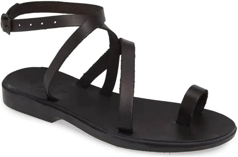 Mara - Leather Thin Ankle Strap Sandal - Womens Sandals