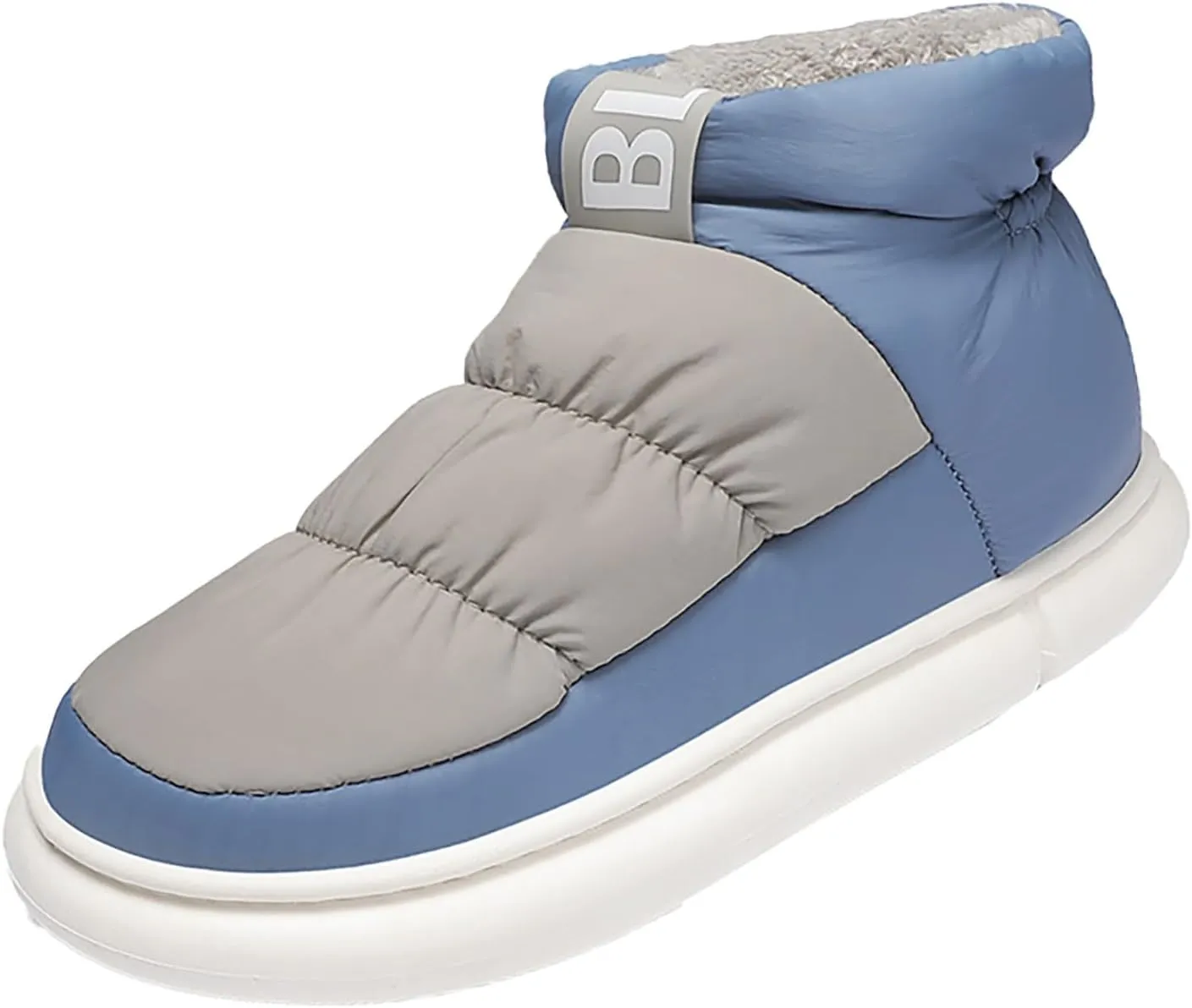 Men Boots for Snow Feather Cloth Bread Shoes Parent Child Model Outer Wear Winter Padded Cotton Shoes