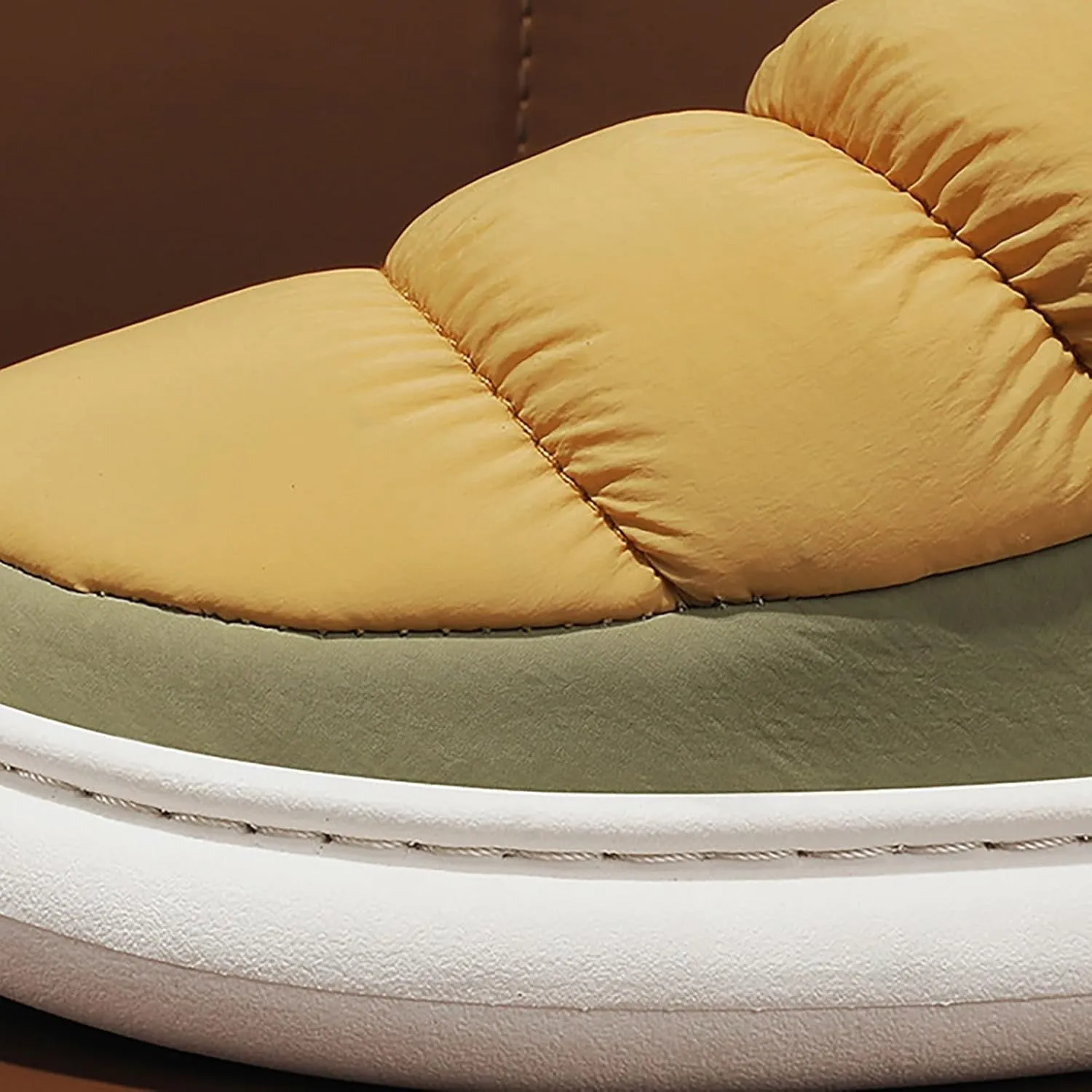 Men Boots for Snow Feather Cloth Bread Shoes Parent Child Model Outer Wear Winter Padded Cotton Shoes