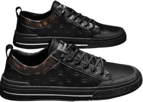 Mens Dress Shoes Leather Causal Oxfords Non Slip Walking Gym Workout Athletic Comfortable Fashion saport Casual Shoe