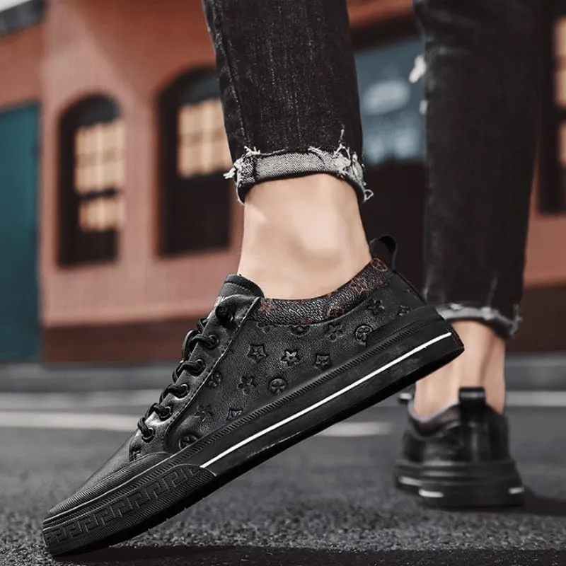 Mens Dress Shoes Leather Causal Oxfords Non Slip Walking Gym Workout Athletic Comfortable Fashion saport Casual Shoe