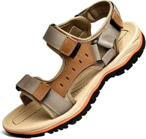 Men's Genuine Leather Sandals Outdoor Roman Sandals