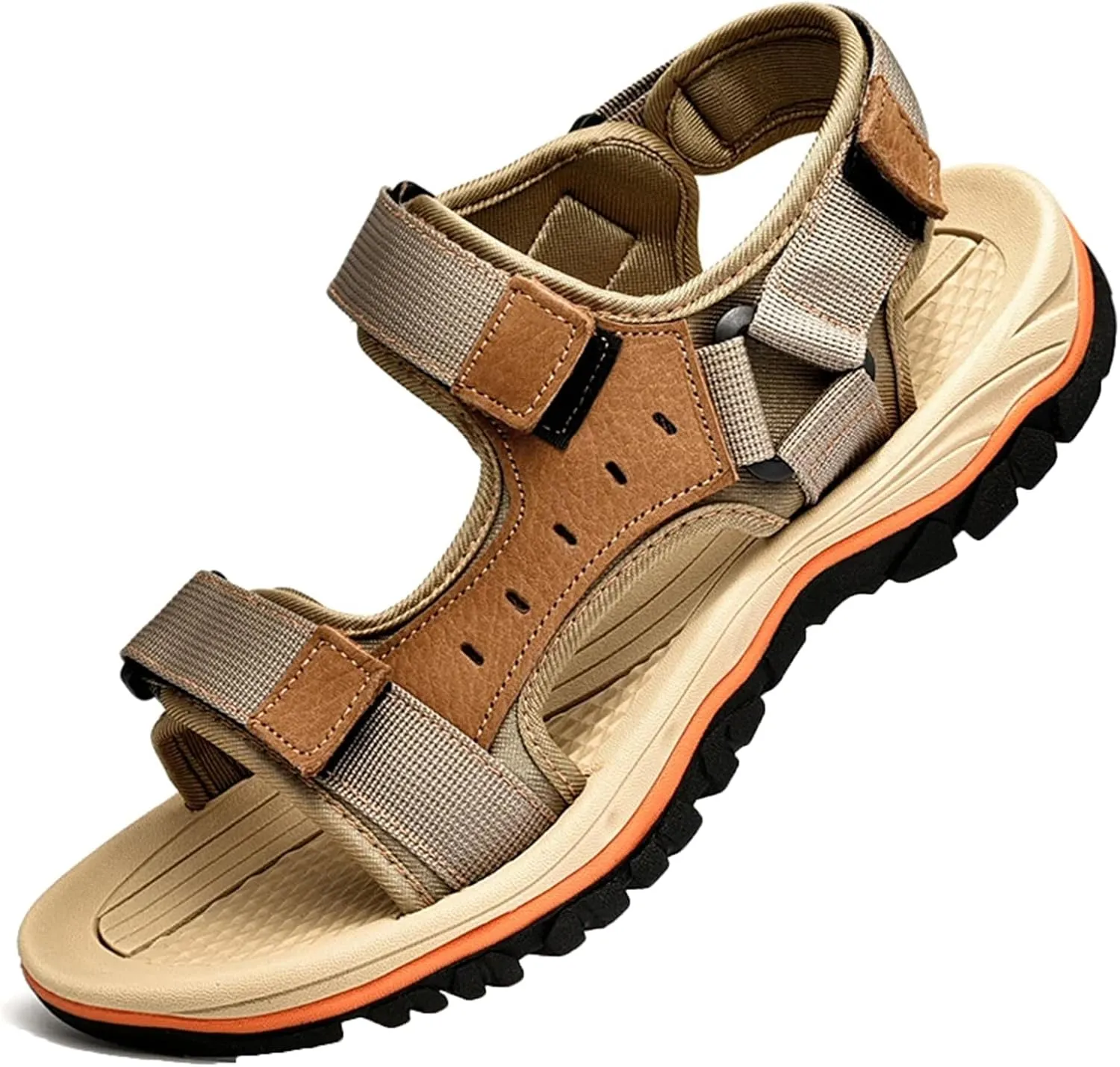 Men's Genuine Leather Sandals Outdoor Roman Sandals