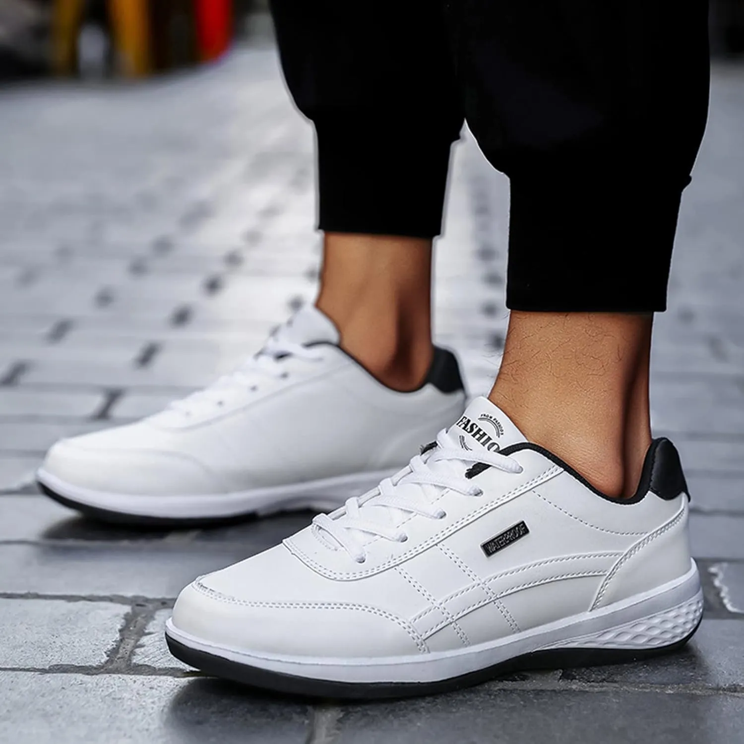 Mens Loafers & Slip-Ons Men Wedge Heel Soft Sole Soft Sole Round Toe Breathable Running Western Shoes Fashion Men