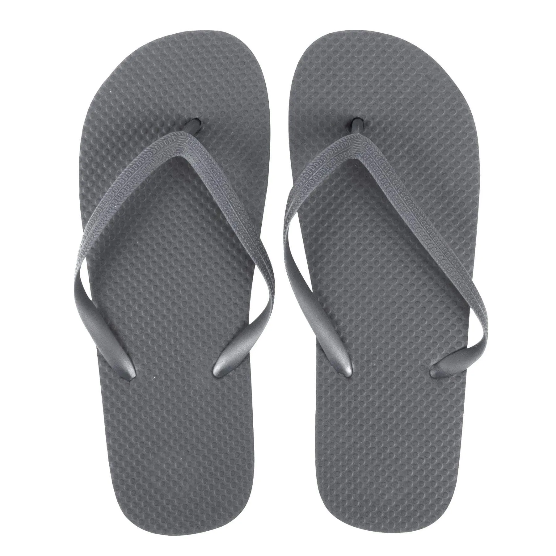 Men's Medium Flip Flops Sandals for Outdoor Travel Vacation - Black Blue Grey
