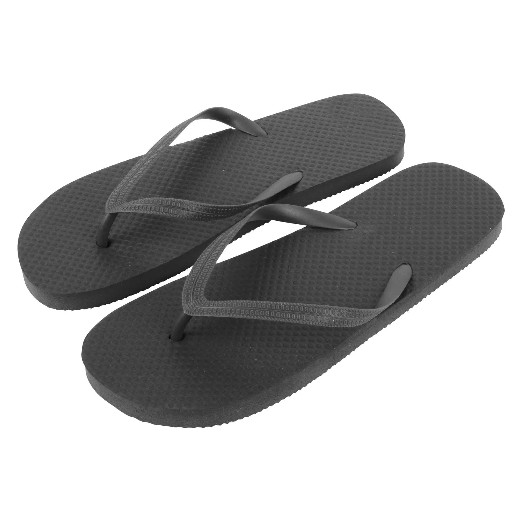 Men's Medium Flip Flops Sandals for Outdoor Travel Vacation - Black Blue Grey