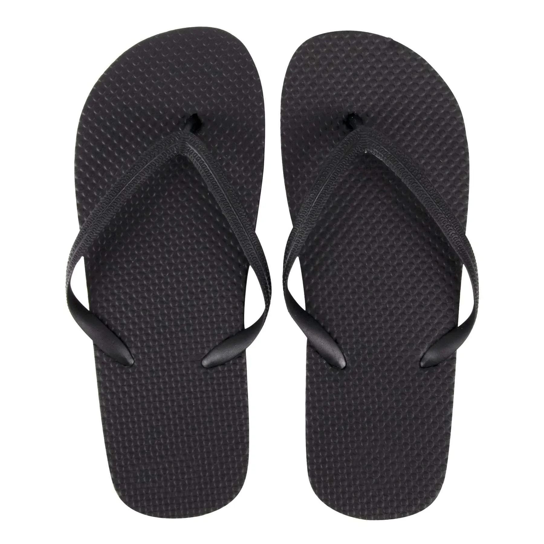Men's Medium Flip Flops Sandals for Outdoor Travel Vacation - Black Blue Grey
