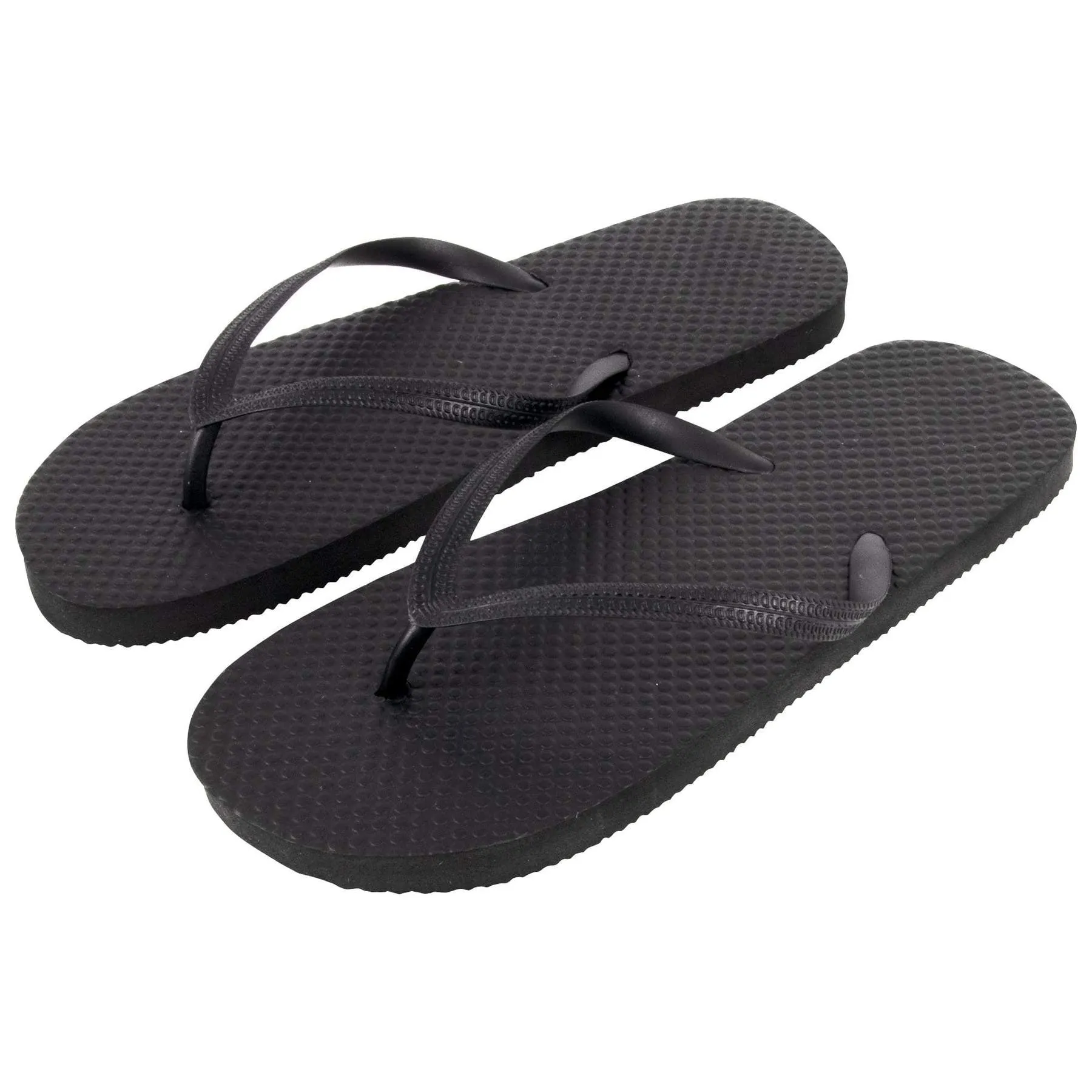 Men's Medium Flip Flops Sandals for Outdoor Travel Vacation - Black Blue Grey