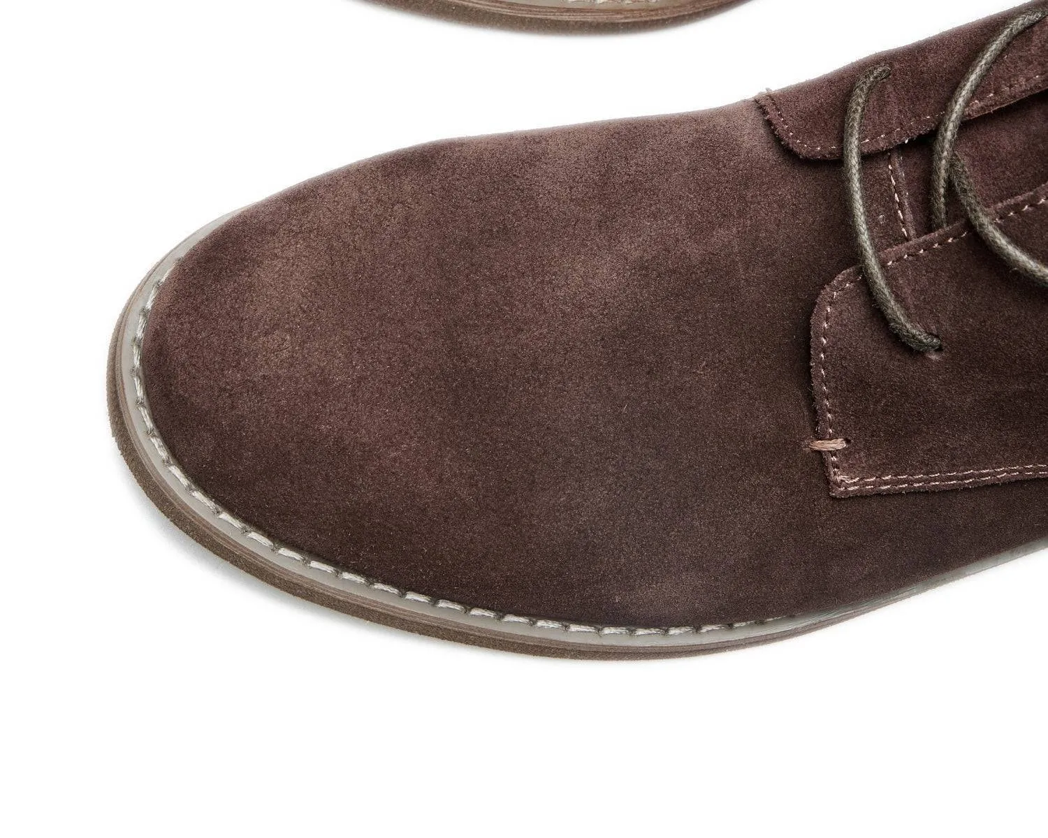 Men's Suede Chukka Boots - Classic Ankle High Leather Footwear
