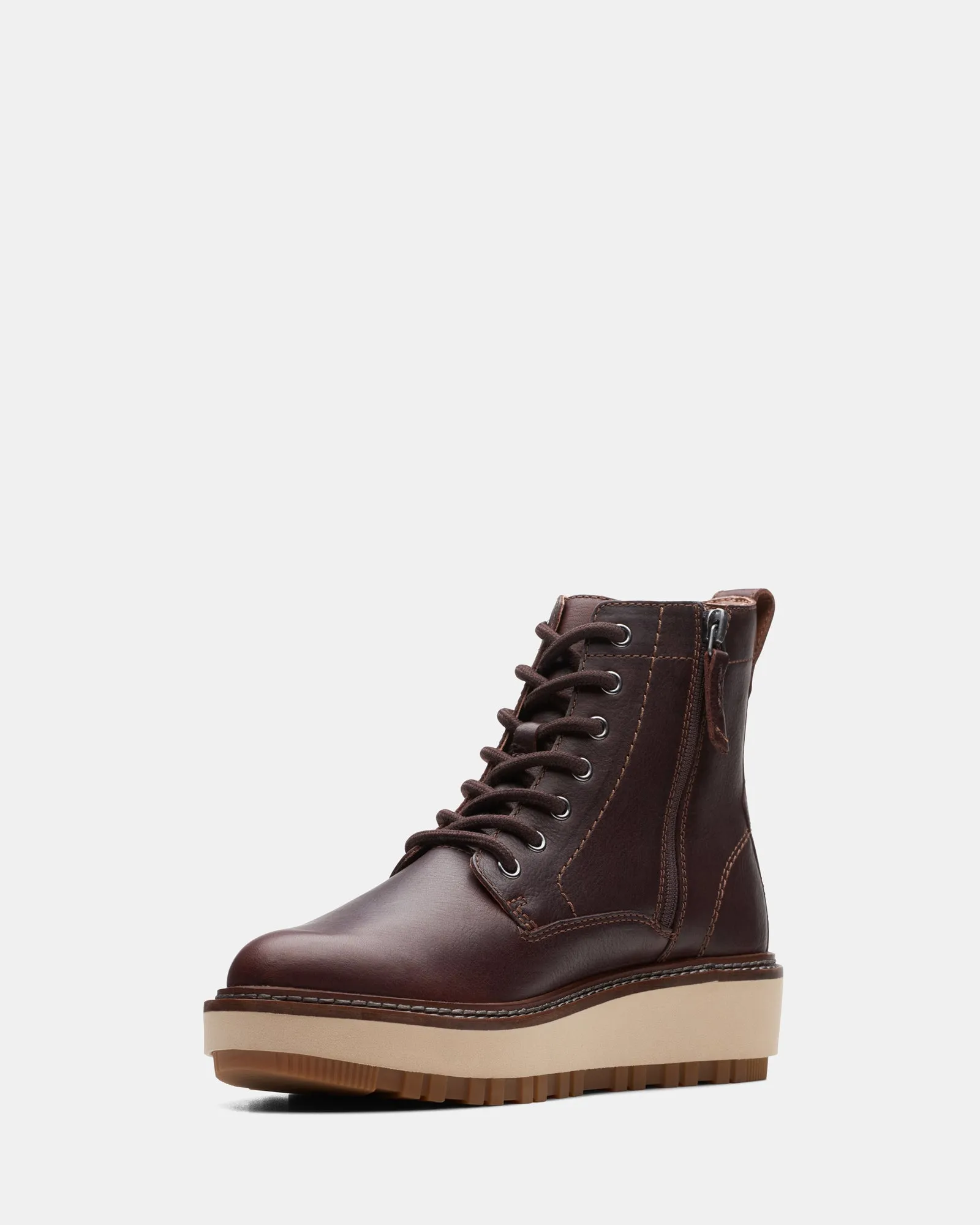 Oriannaw Lace Dark Brown Leather