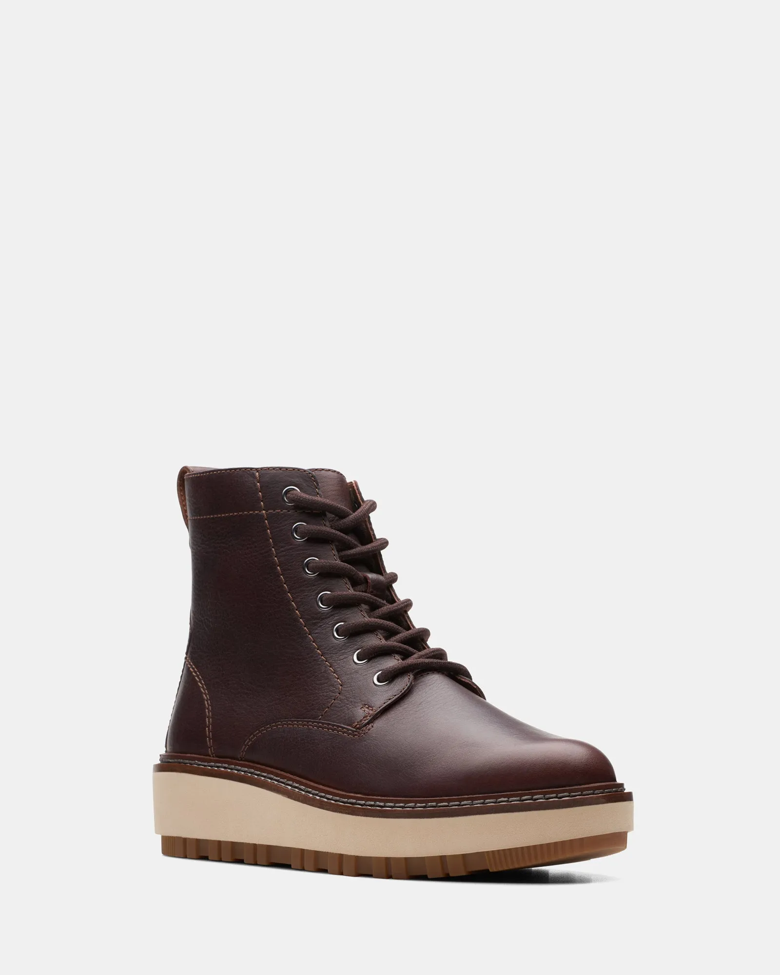 Oriannaw Lace Dark Brown Leather