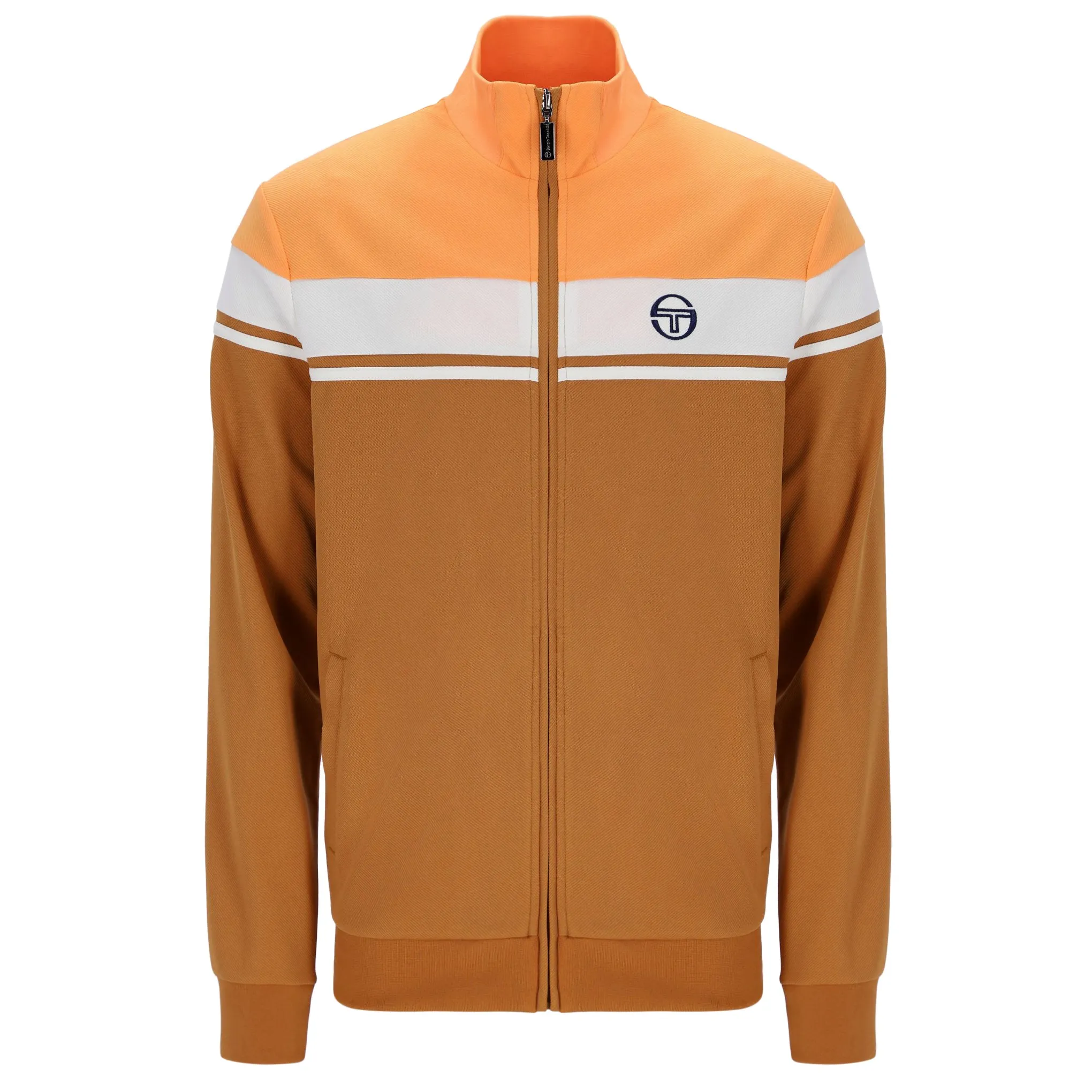 Sergio Tacchini Damarindo Track Top Tan/Orange