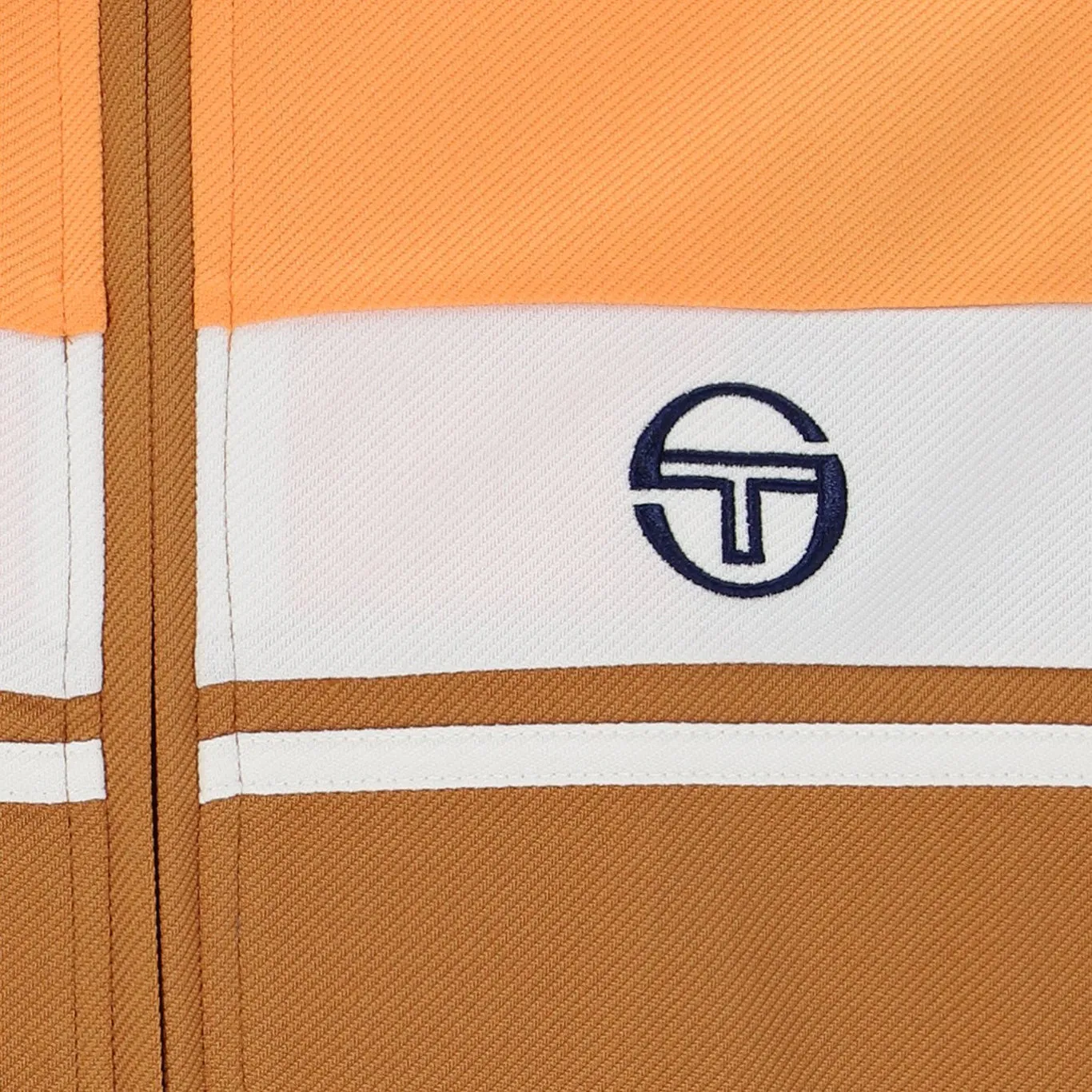 Sergio Tacchini Damarindo Track Top Tan/Orange