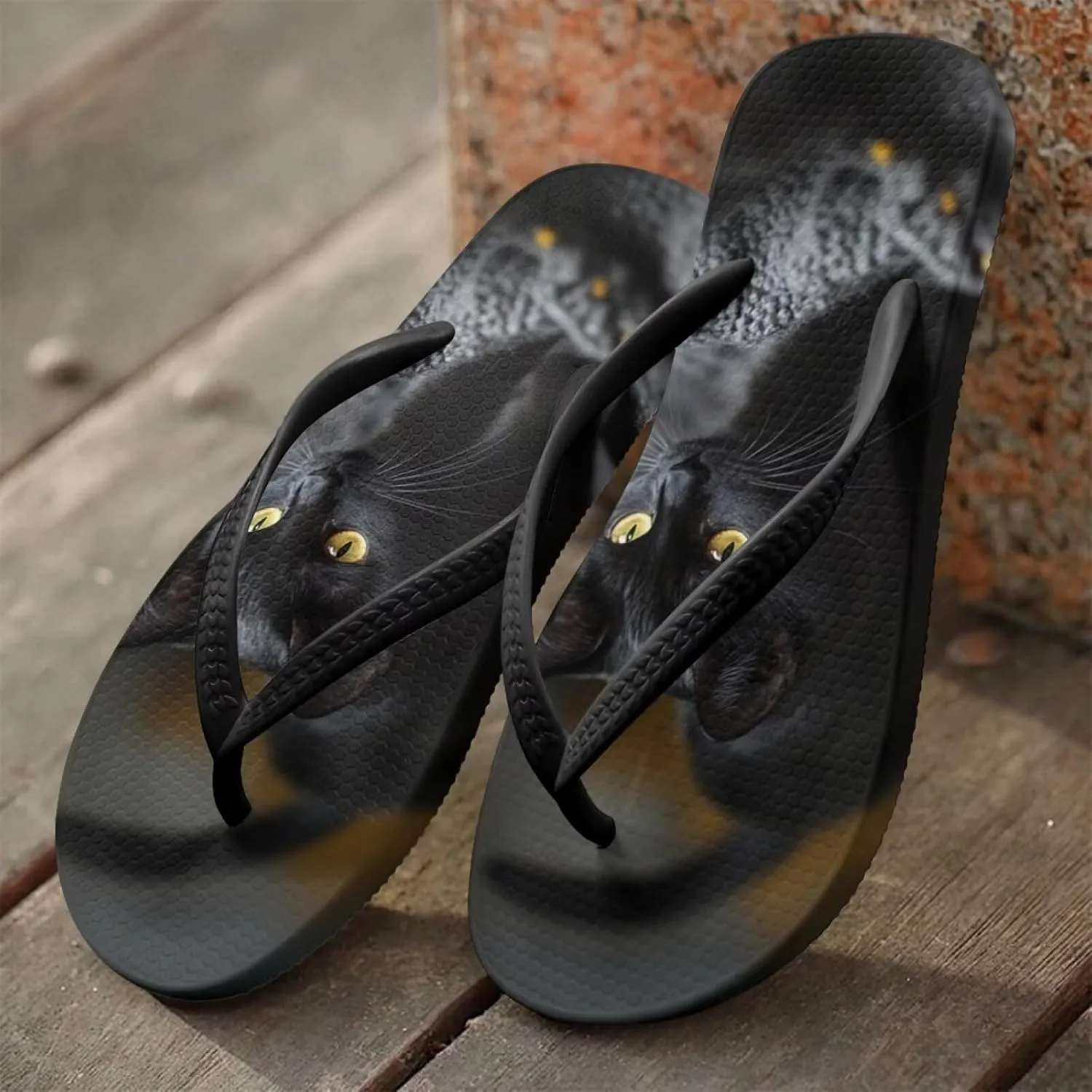 Slim Flip Flops for Women Beach Rubber Shower Shoes Basic Thong Sandals