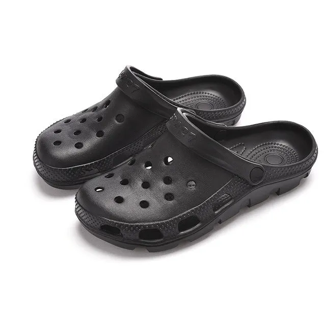 Summer Slippers Massage Waterproof Shoes Comfortable Non-slip Shoes