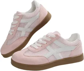 Tennis Shoes for Women & Girls - Mesh Breathable Walking Running Shoes Anti Slip Skateboarding Sneakers